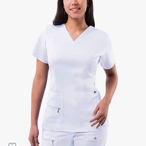 Adar White Scrub Set